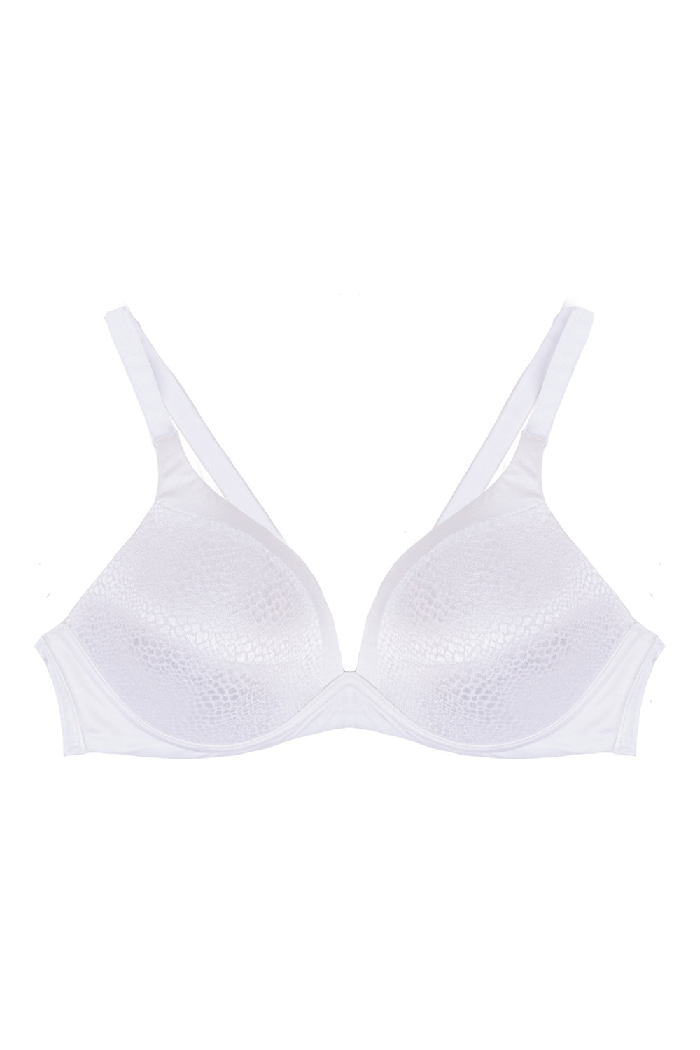 Warners - Blissful Benefits ultrasoft wire-free bra. Colour: white. Size:  34b