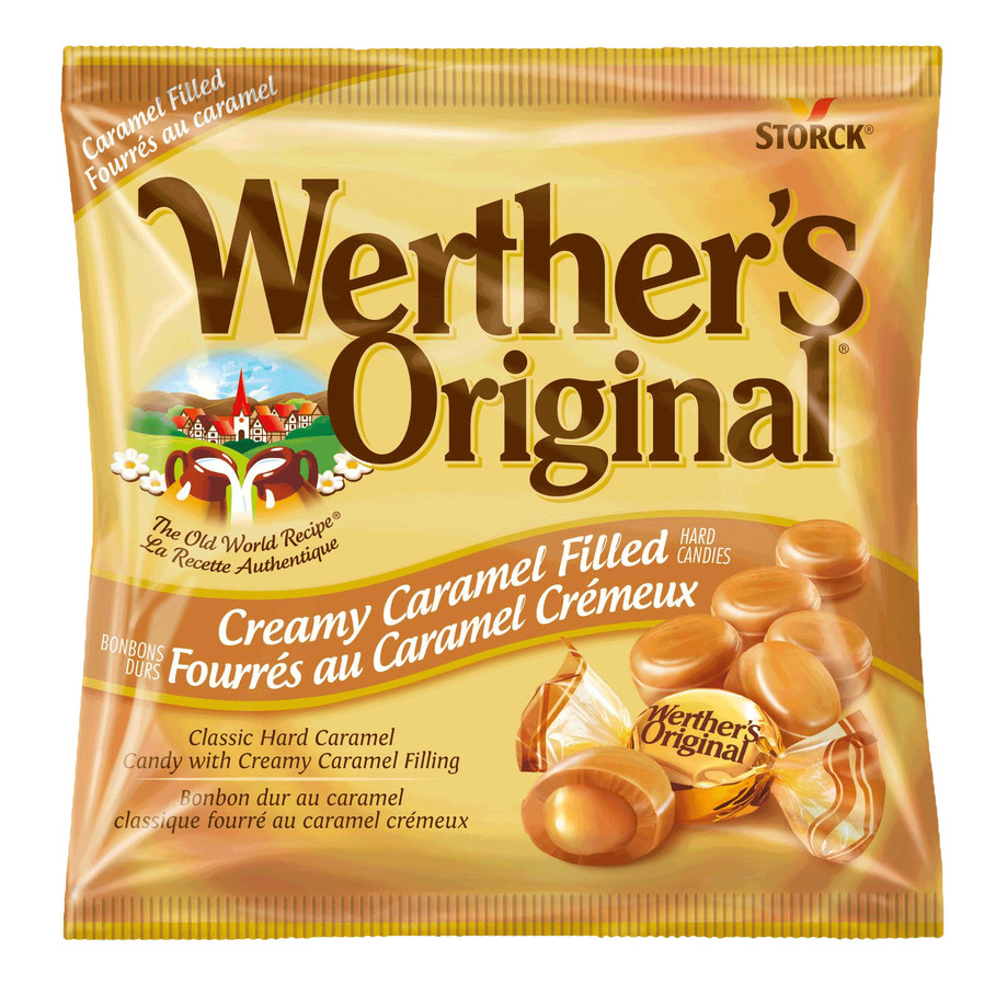 Werther's Original - Bonbons durs fourrés au caramel crémeux- 135g