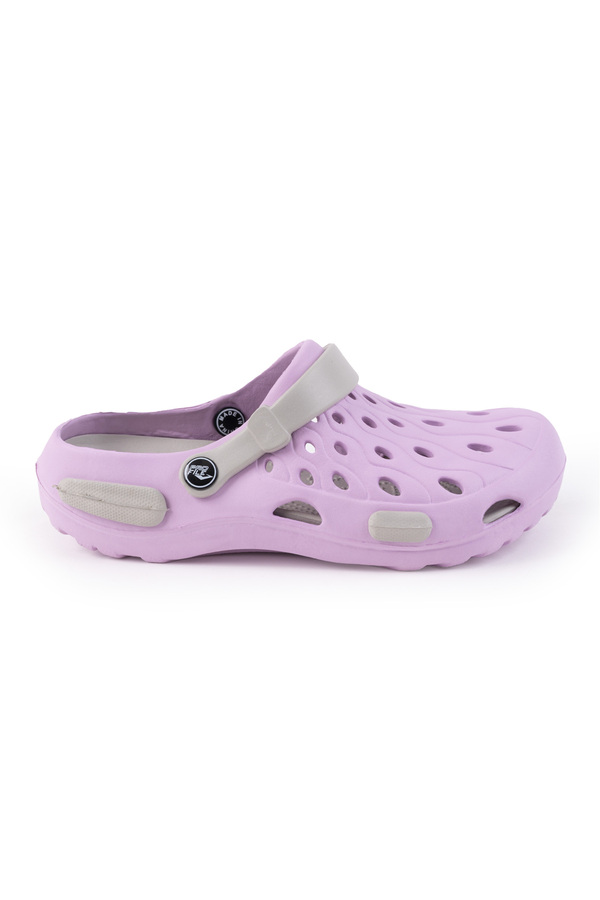 Women's slip-on clog with ankle strap