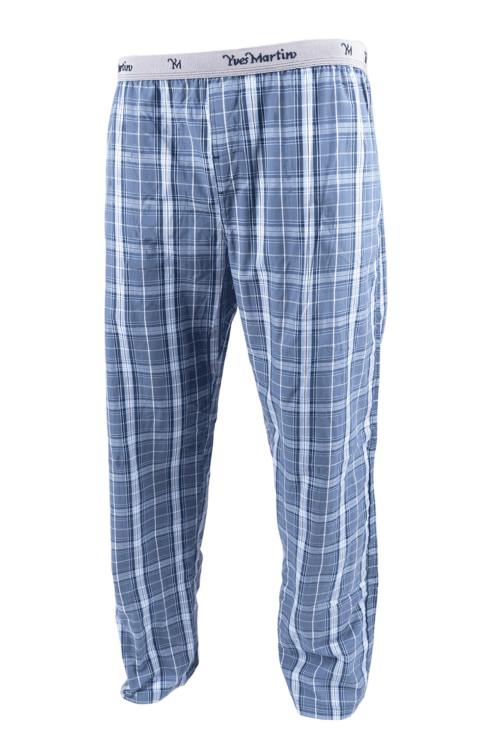 Yves Martin Men's Flannel Sleep Shorts 