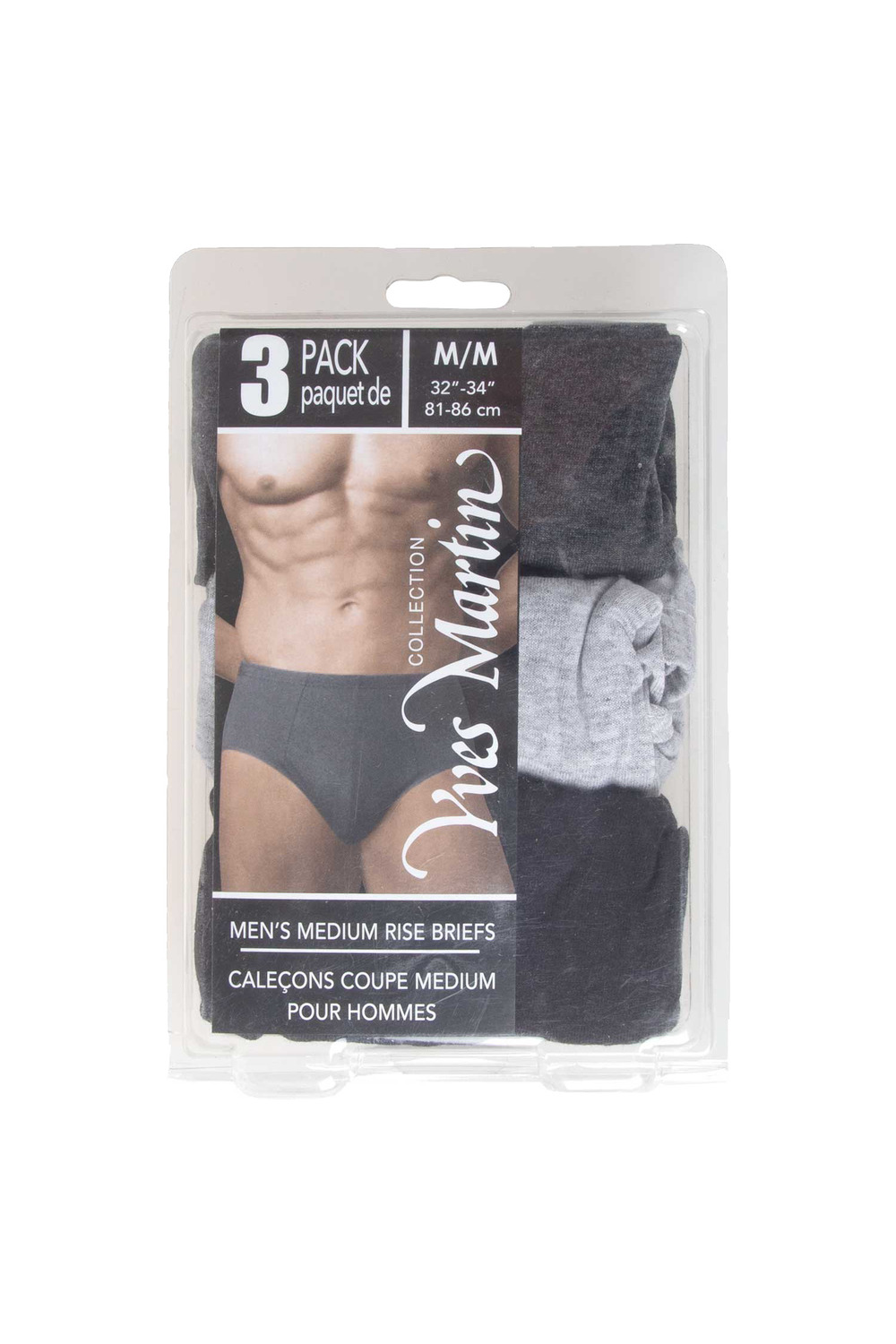 Classic Fit Mid Rise Briefs - 6 Pack
